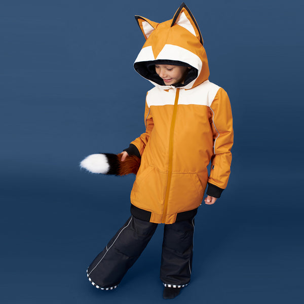 FOXDO fox winter jacket with fox GmbH – tail WeeDo funwear