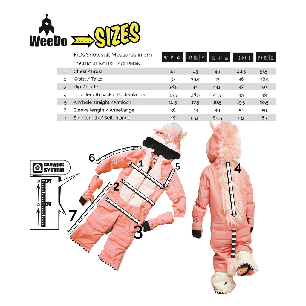 Schneeanzug WILD THING Overall für funwear für Kinder Snowboard – GmbH WeeDo und Skifahren