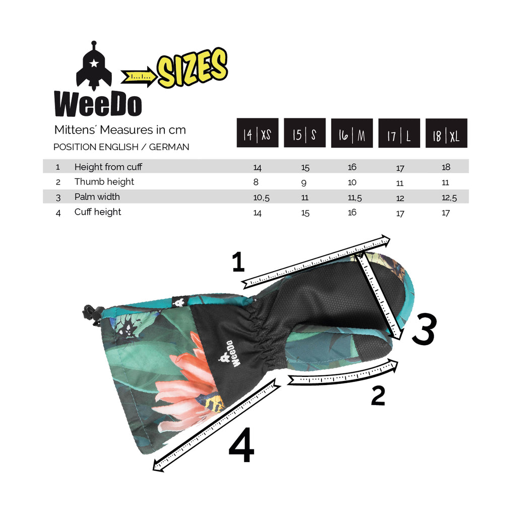 COSMO FAIRY Kinder passend Skianzug für – WeeDo zum GmbH funwear Handschuhe