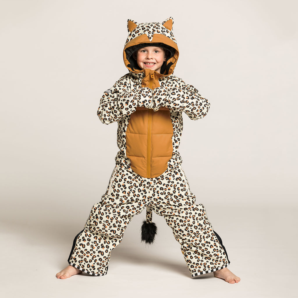 Belly Leopard CHEETADO Schneeanzug funwear WeeDo – Brown GmbH